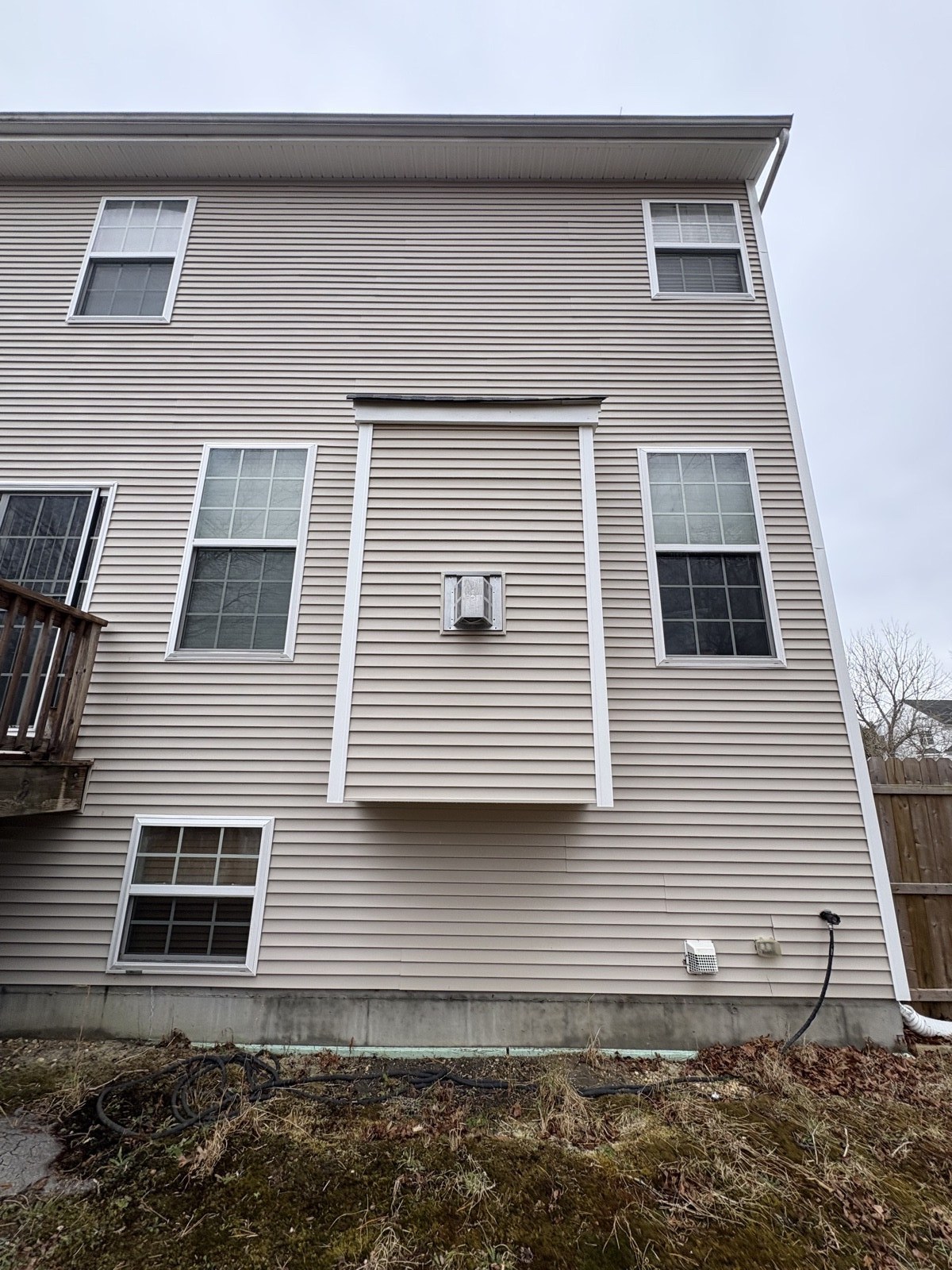 After soft washing — pristine clean home